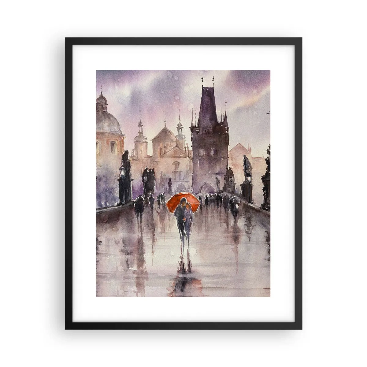 Plakat w czarnej ramie - Ludzie się nie zmieniają - 40x50 cm