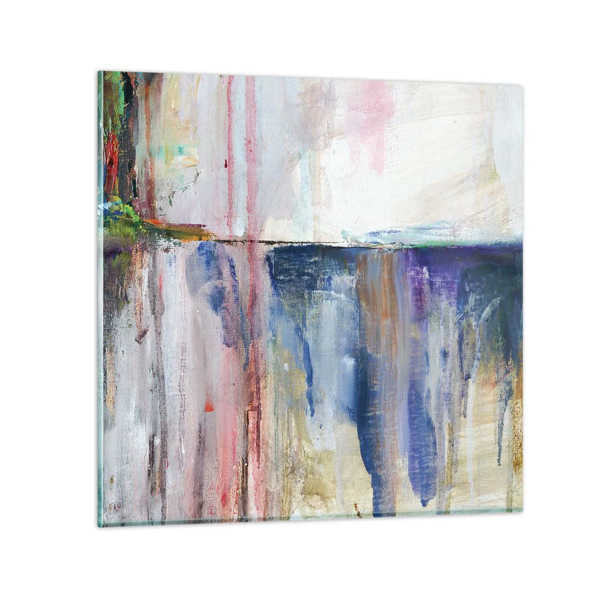 Obraz na szkle - Barwne wrażenia i skojarzenia - 70x70 cm
