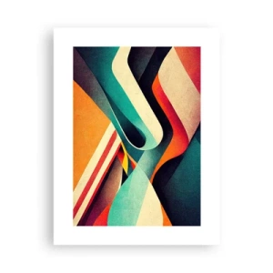 Plakat - Kompozycja intensywna - 30x40 cm