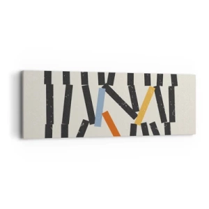 Obraz na płótnie - Domino – kompozycja - 90x30 cm