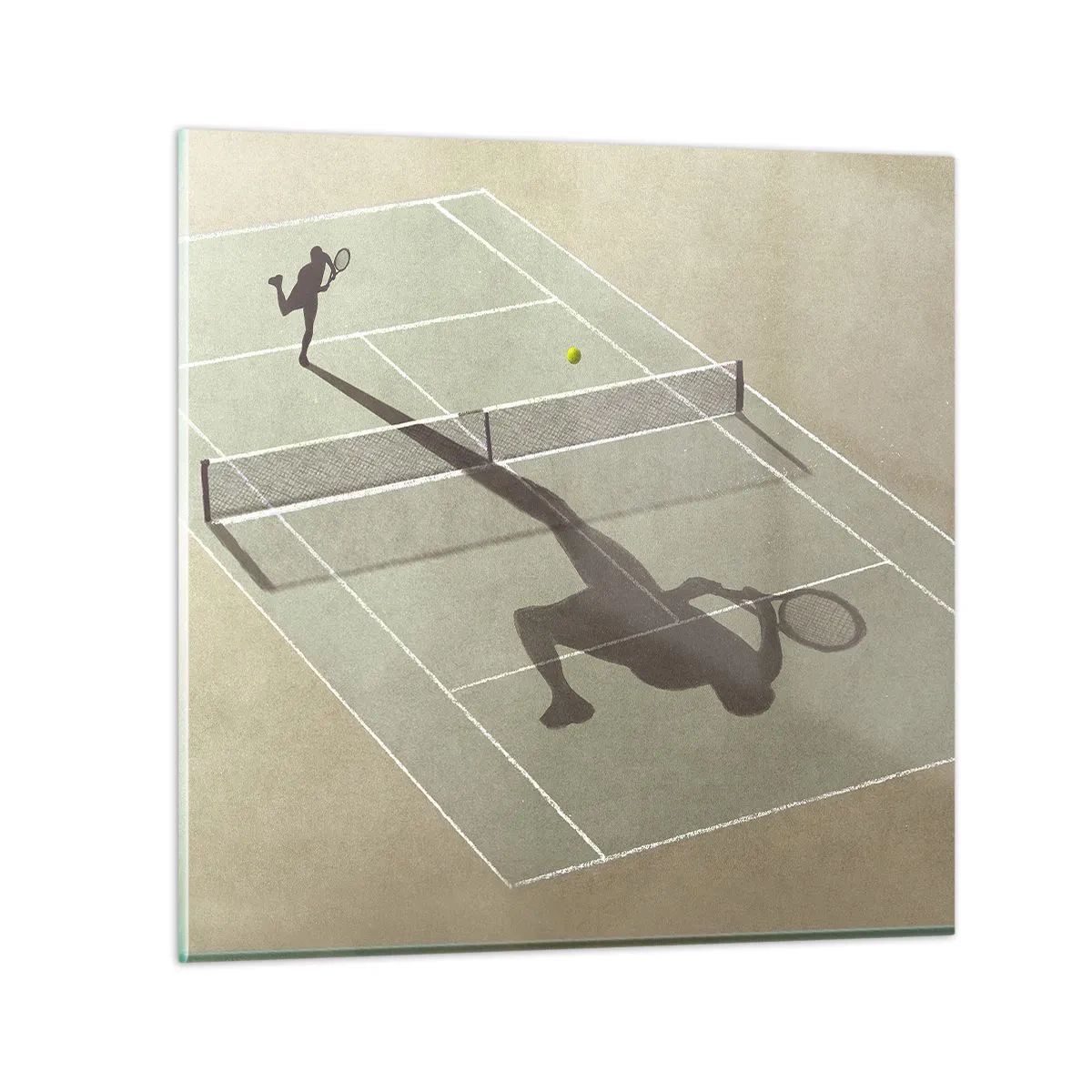 Obraz na szkle - Pokonać siebie - 40x40 cm