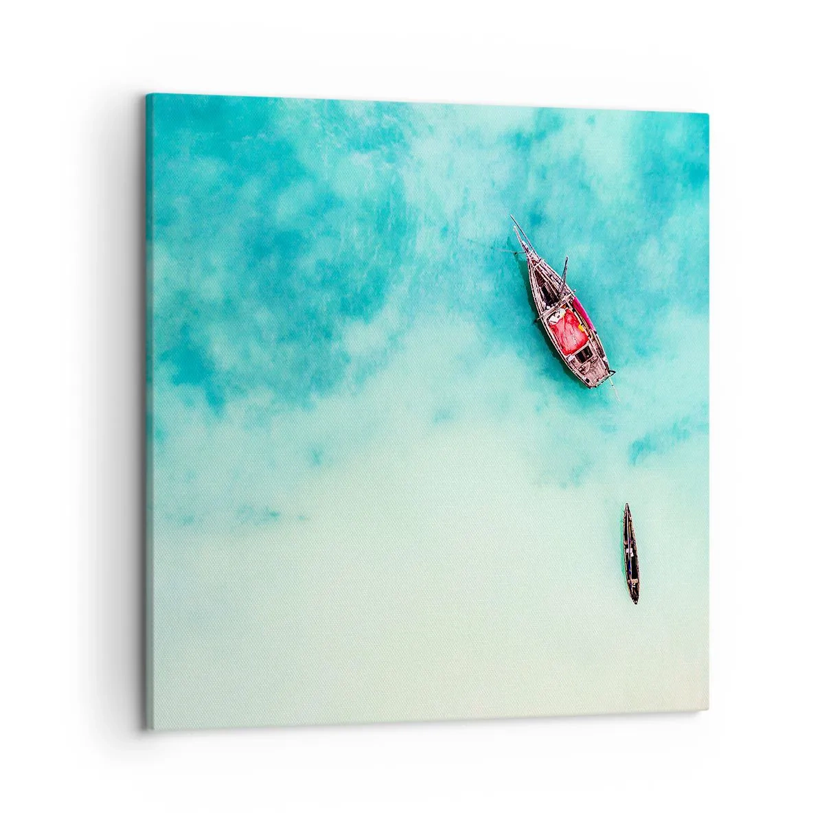 Obraz na płótnie - Bo na plażach Zanzibaru, kiedy nadmiar wód… - 50x50 cm