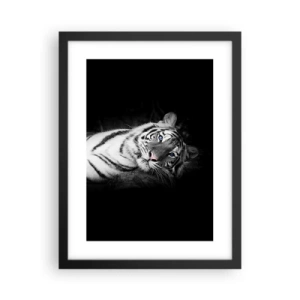 Plakat w czarnej ramie - Dzikość i spokój - 30x40 cm