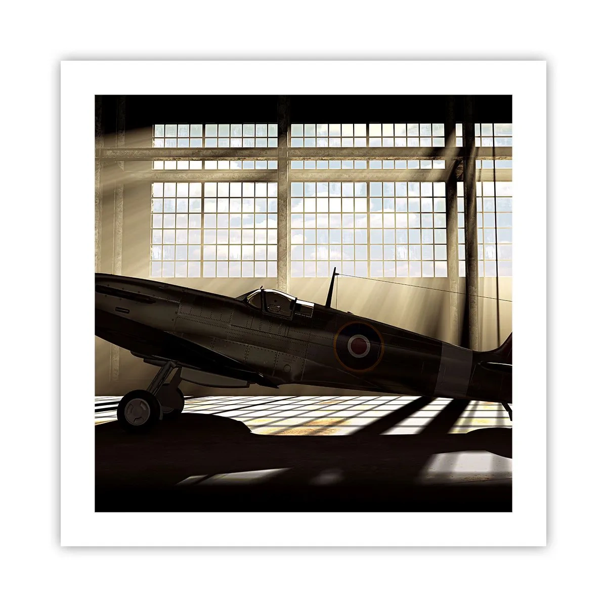 Plakat - Odpoczynek wojownika - 50x50 cm