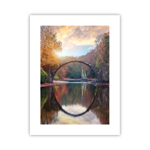 Plakat - Po drugiej stronie lustra - 30x40 cm