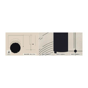 Fototapeta Próbka Premium Canvas - Sprężysta i dynamiczna kompozycja - Geometryczny, Minimalizm, Estetyczny - 100x30 cm