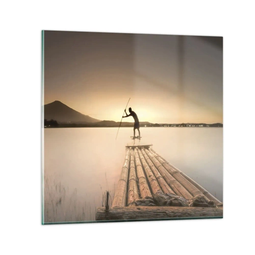 Obraz na szkle - Przed spoczynkiem - 40x40 cm