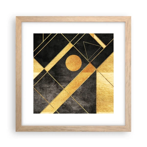 Plakat w ramie jasny dąb - Słońce pustyni - 30x30 cm