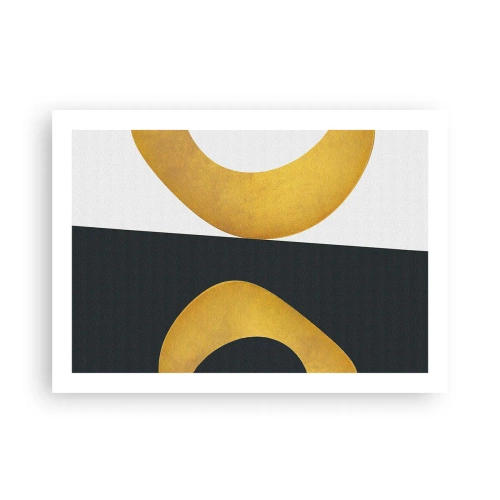 Plakat - Po pierwsze: złoto - 70x50 cm