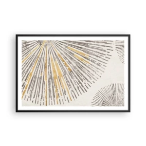Plakat w czarnej ramie - Uroda promienia - 91x61 cm