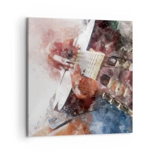 Obraz na płótnie - I co o tym myślisz? - 60x60 cm