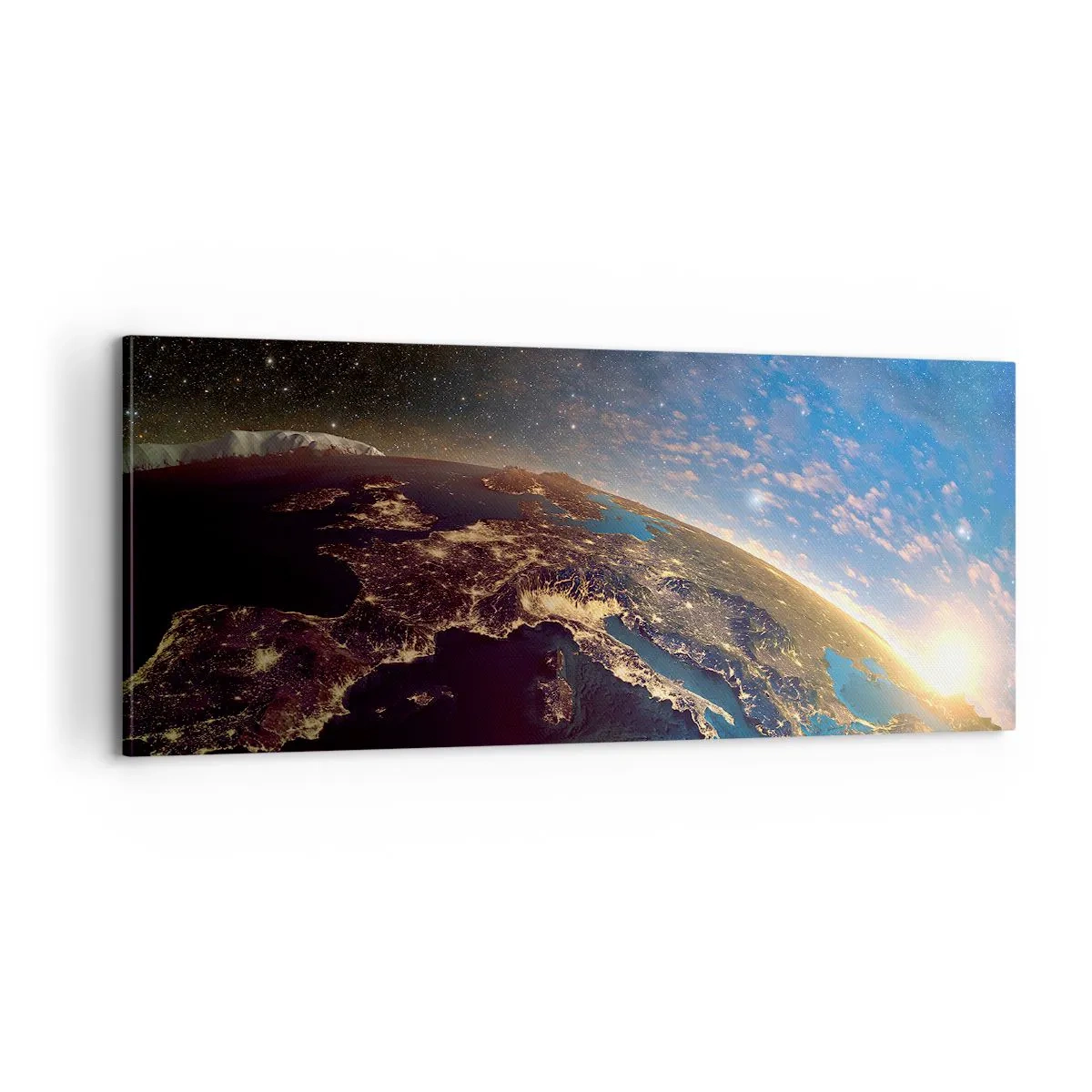Obraz na płótnie - Spójrzmy na siebie z dystansu - 100x40 cm
