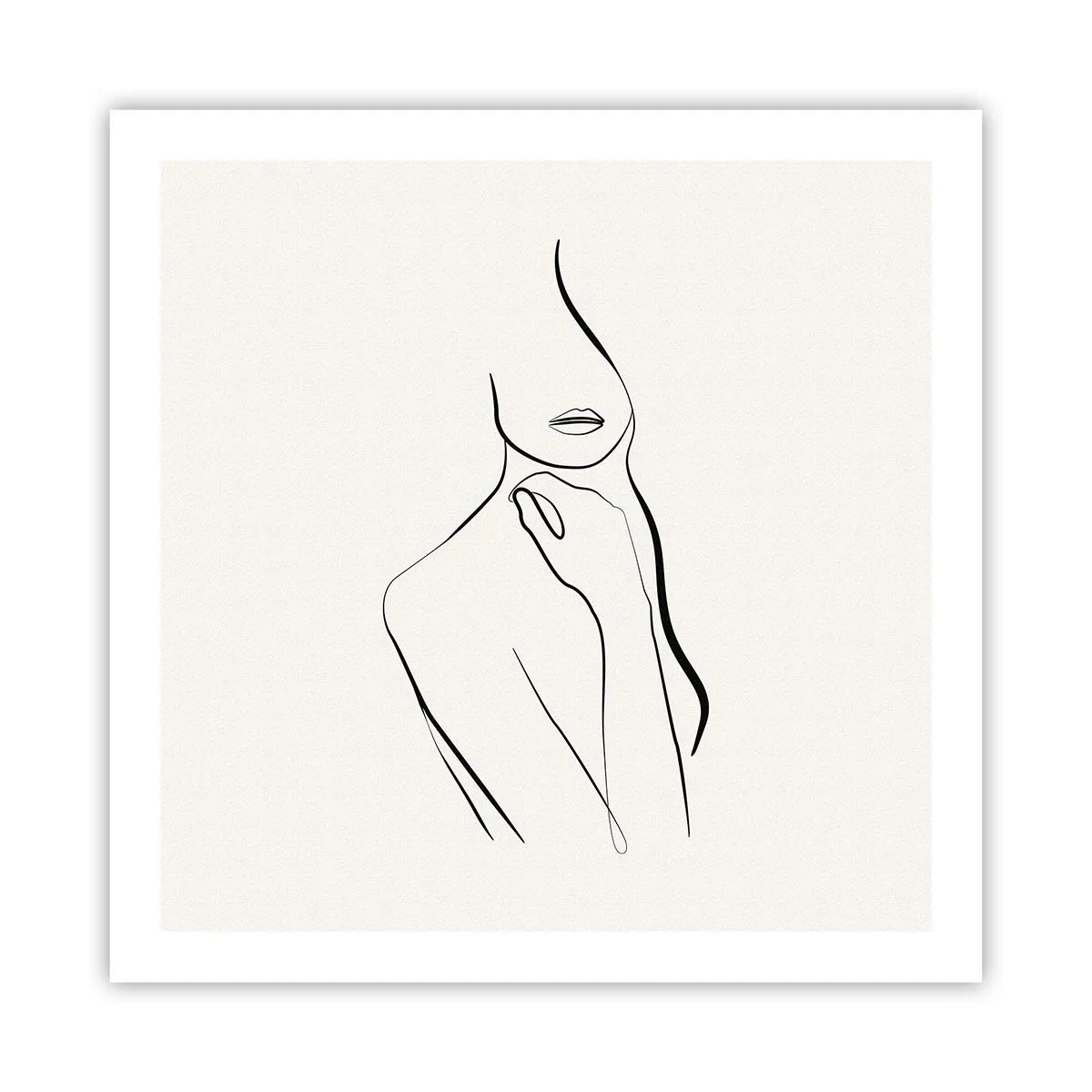 Plakat - Fala melancholii - 60x60 cm