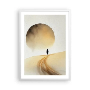 Plakat w białej ramie - Zawsze tęsknota - 50x70 cm