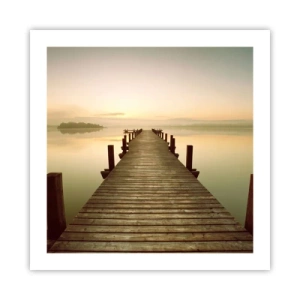 Plakat - Przedświt, świtanie, światło - 50x50 cm