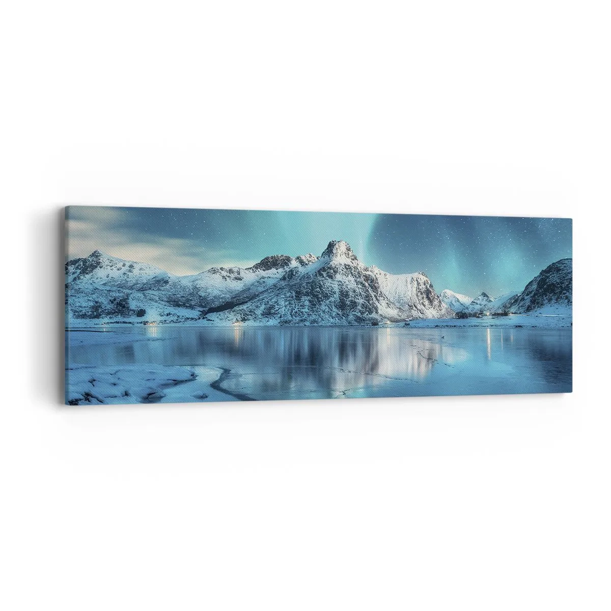 Obraz na płótnie - Noc światła - 90x30 cm