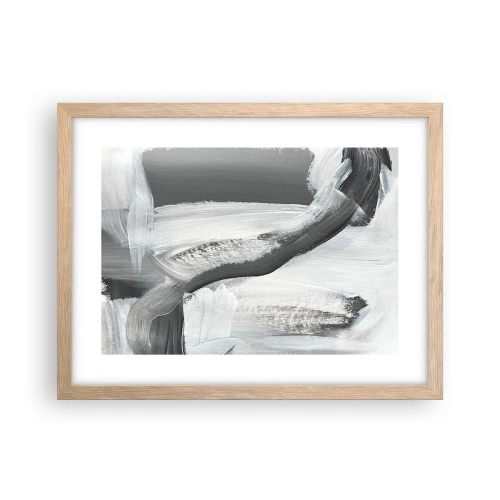 Plakat w ramie jasny dąb - Zdecydowanym ruchem - 40x30 cm