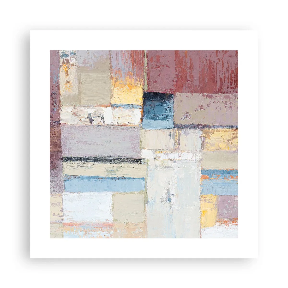 Plakat - Spokój geometrii - 40x40 cm