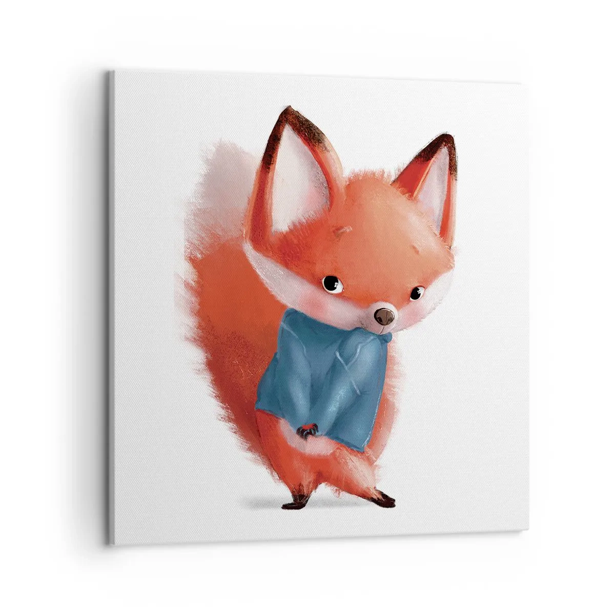 Obraz na płótnie - Ładnie mi w tym? - 50x50 cm