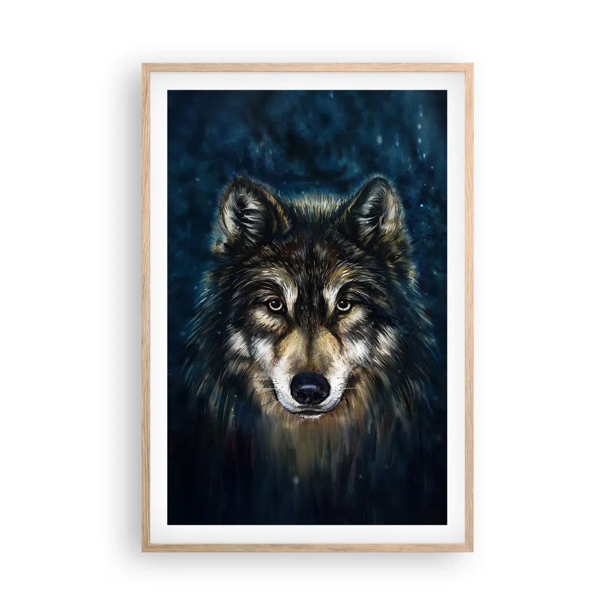 Plakat w ramie jasny dąb - Alfa? I omega - 61x91 cm