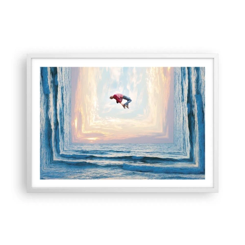 Plakat w białej ramie - Do innego wymiaru - 70x50 cm