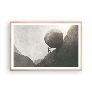 Plakat w ramie jasny dąb - Wierzę wbrew nadziei - 91x61 cm