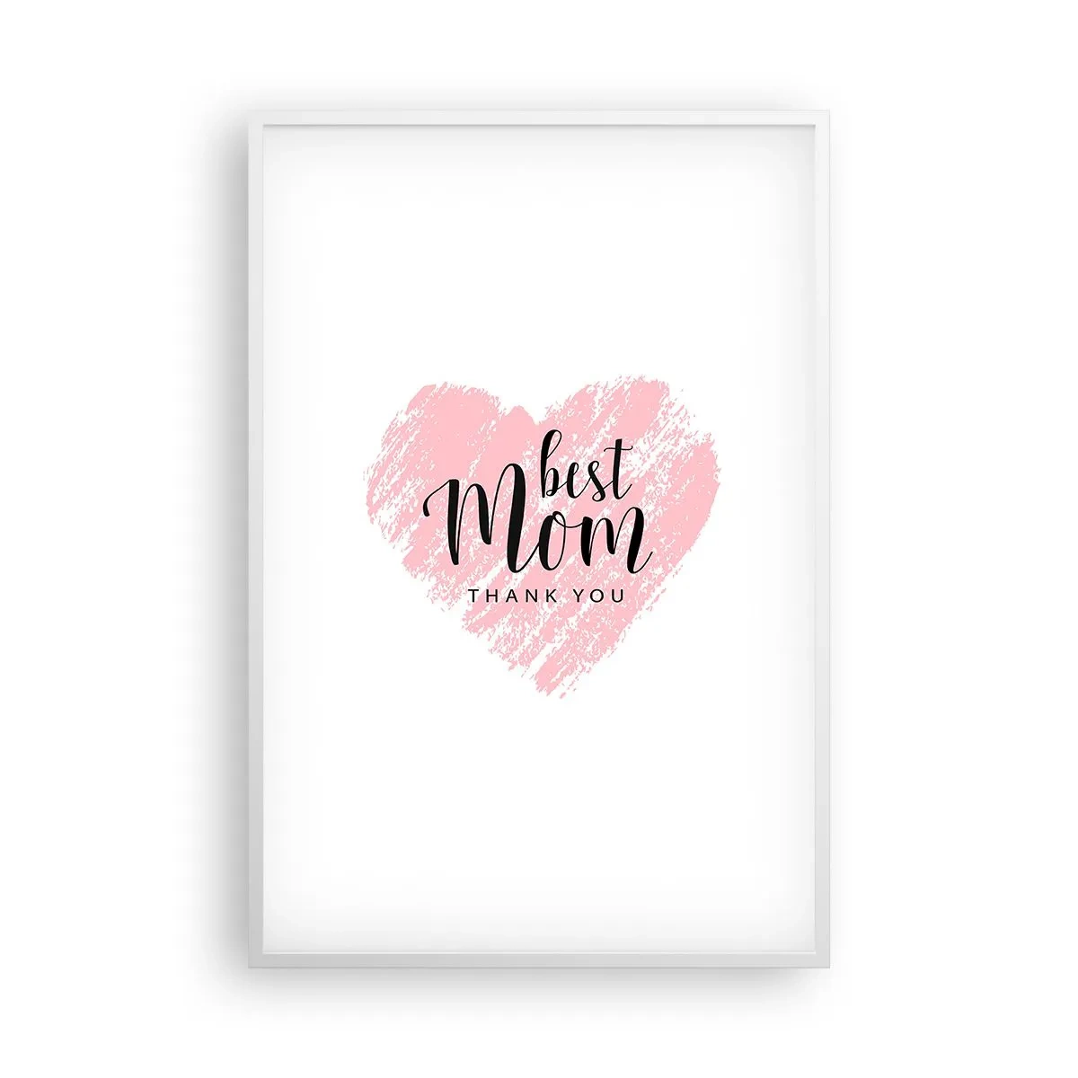 Plakat w białej ramie - Zawsze odpowiedni moment - 61x91 cm