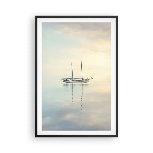Plakat w czarnej ramie - W morzu ciszy - 61x91 cm