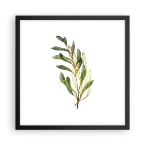 Plakat w czarnej ramie - Wszystko co dobre - 40x40 cm