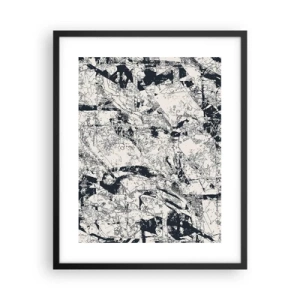 Plakat w czarnej ramie - Przenikanie przeciwieństw - 40x50 cm