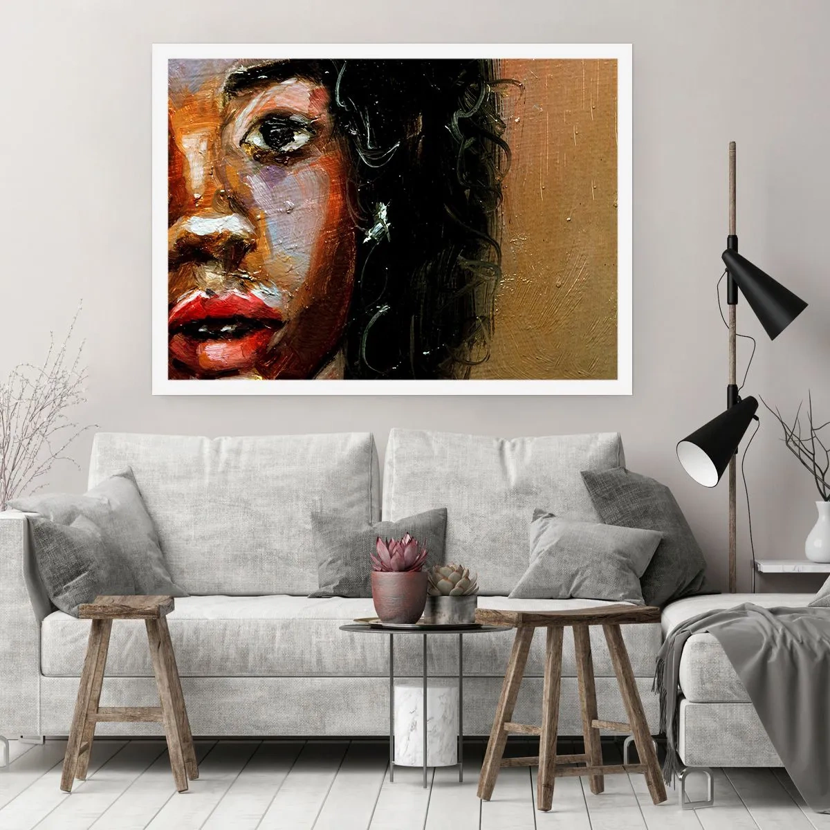Plakat - Czerń i blask - 40x30 cm