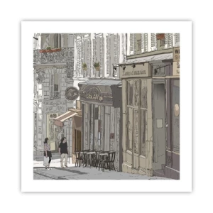 Plakat - Miejskie radości - 50x50 cm