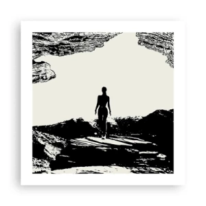 Plakat - Nowe spojrzenie - 50x50 cm