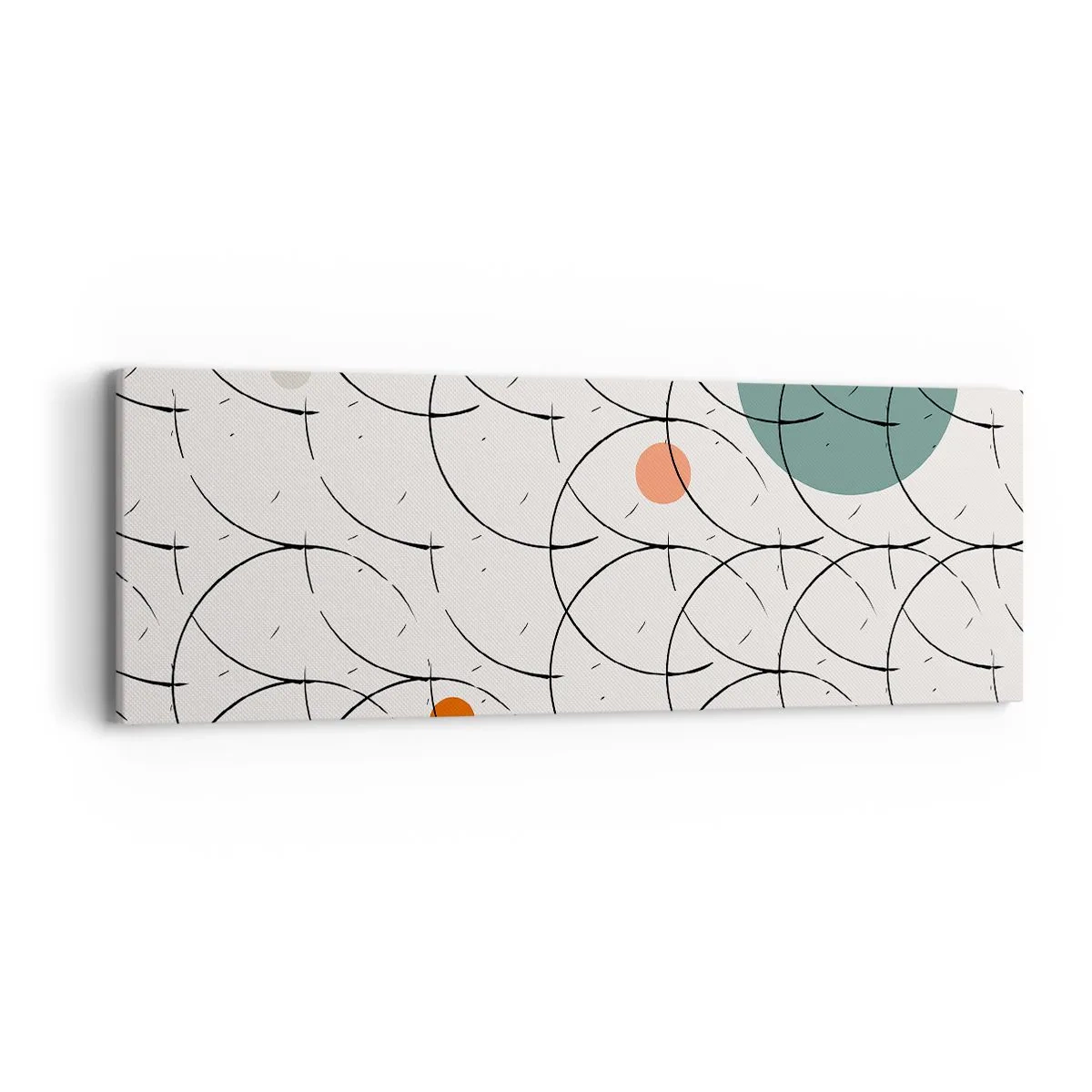 Obraz na płótnie - W pop-artowym duchu - 90x30 cm