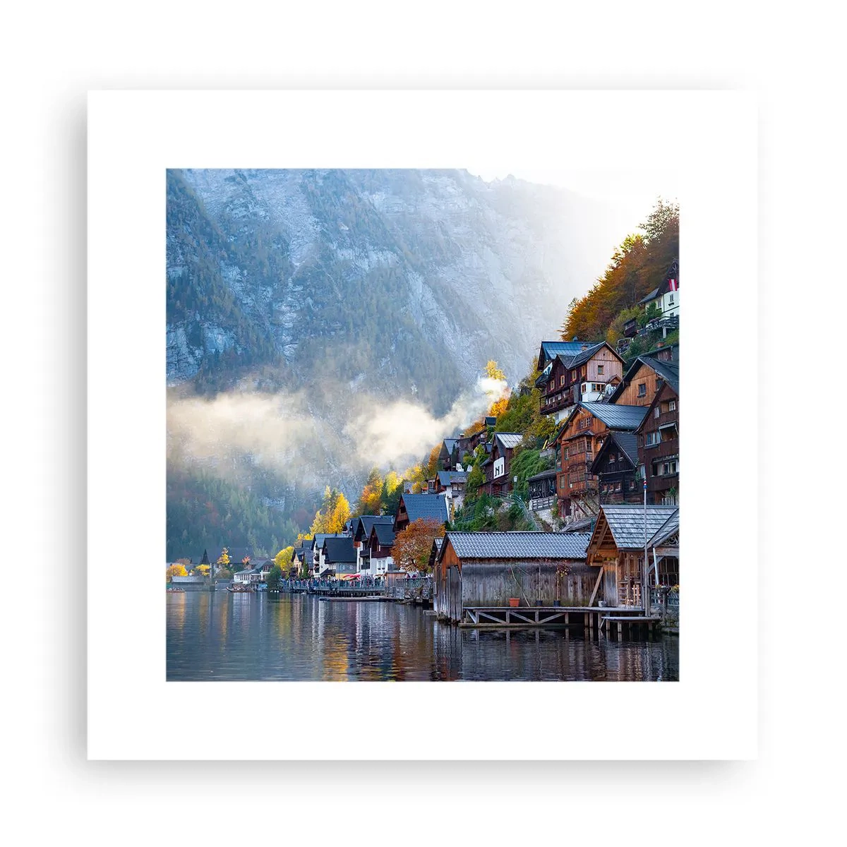 Plakat - Alpejskie klimaty - 30x30 cm