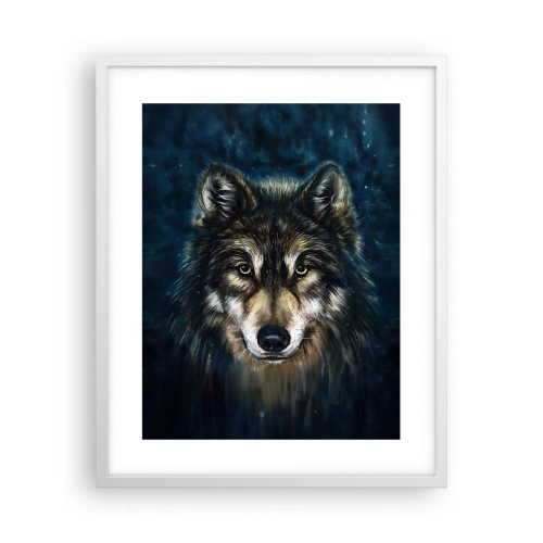 Plakat w białej ramie - Alfa? I omega - 40x50 cm