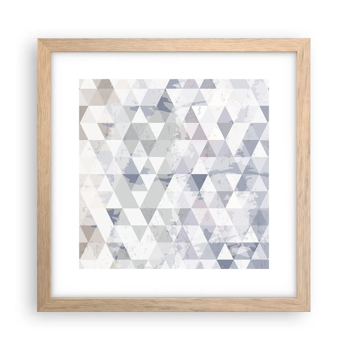 Plakat w ramie jasny dąb - W rytmie na trzy - 30x30 cm
