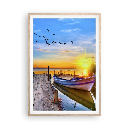 Plakat w ramie jasny dąb - Do widzenia, do jutra - 70x100 cm