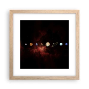 Plakat w ramie jasny dąb - Nasza okolica - 30x30 cm