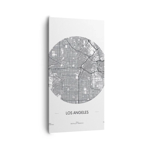 Obraz na płótnie - Anatomia Los Angeles - 65x120 cm