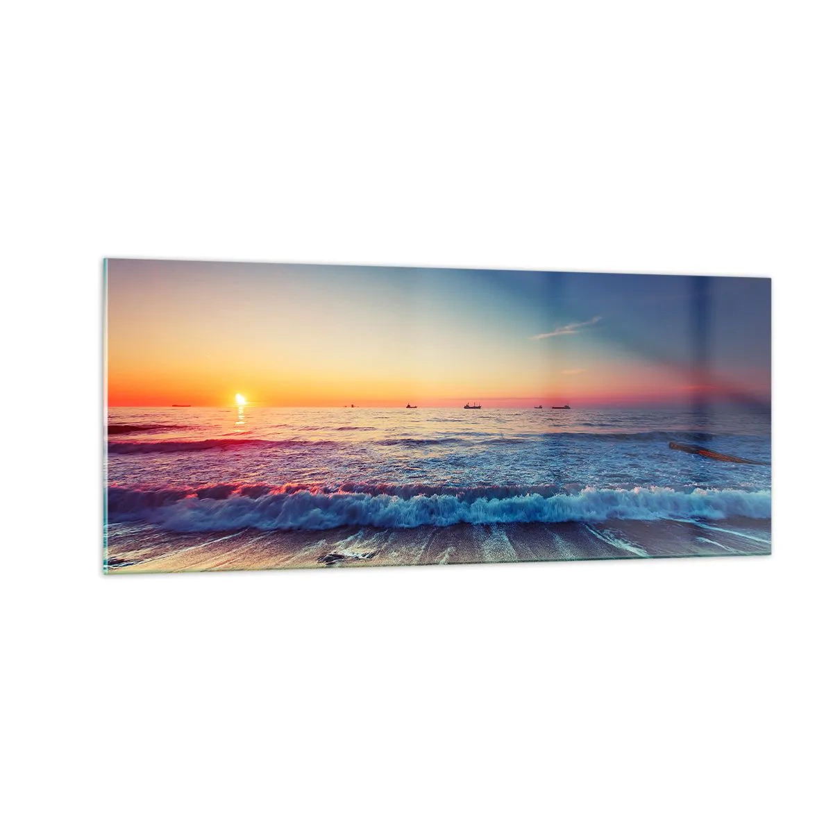 Obraz na szkle - A co za horyzontem? - 100x40 cm