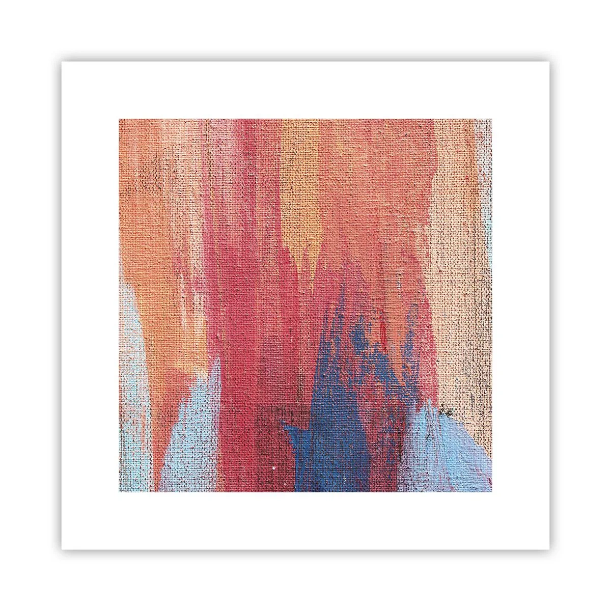 Plakat - Spłynąć tęczą - 30x30 cm