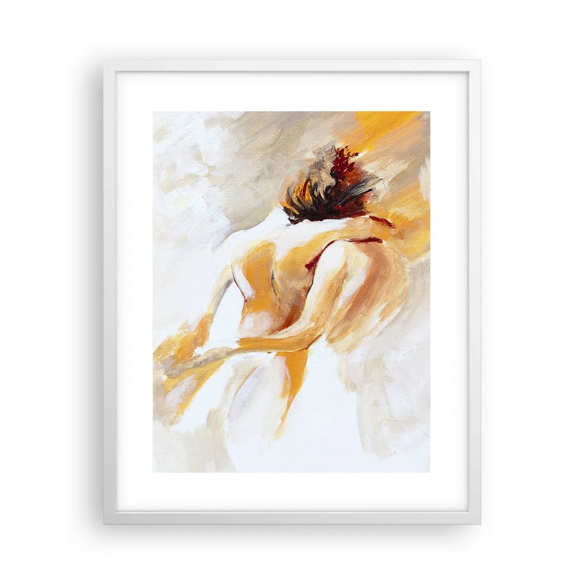 Plakat w białej ramie - W niebie bliskości - 40x50 cm