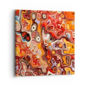 Obraz na płótnie - Gdyby orzechy rozpływały się w miodzie - 40x40 cm