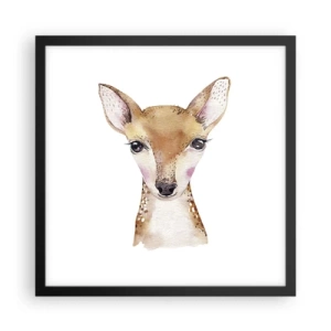 Plakat w czarnej ramie - Natura niewinności - 40x40 cm