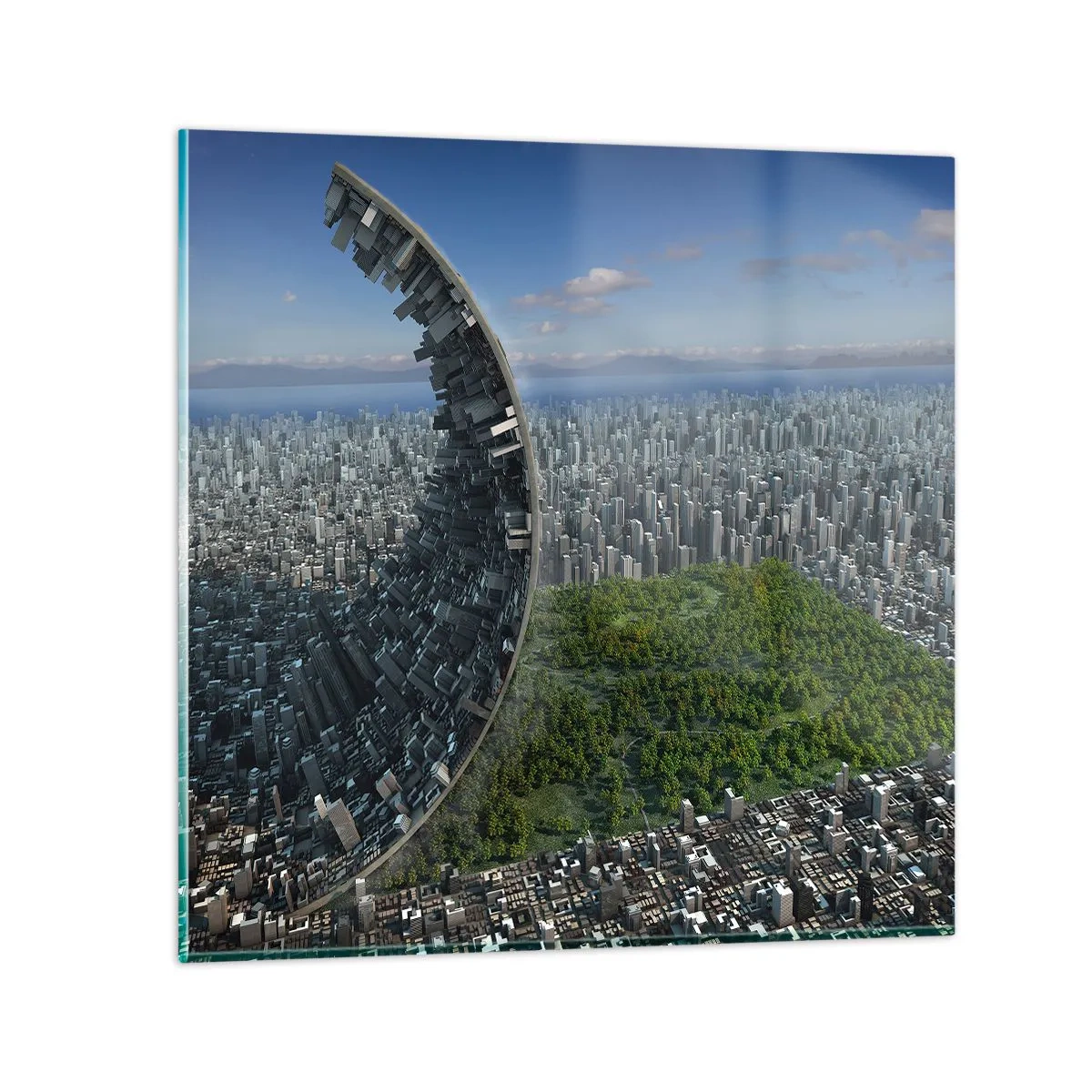 Obraz na szkle - Natura jest wieczna - 40x40 cm