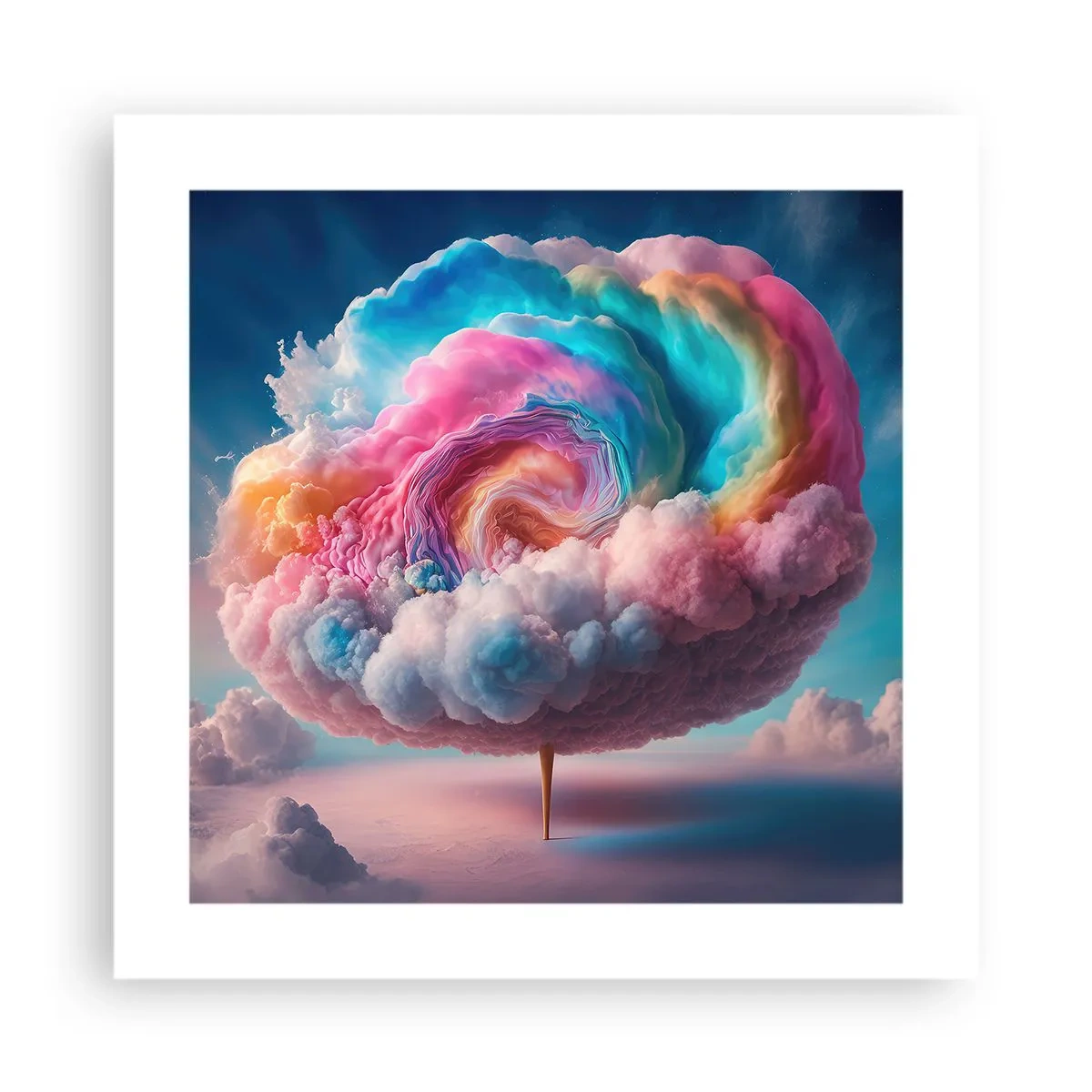 Plakat - Sen o wesołym miasteczku - 40x40 cm