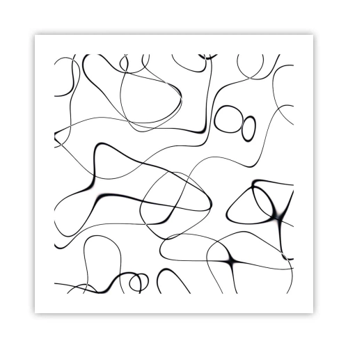 Plakat - Ścieżki życia, koleje losu - 50x50 cm