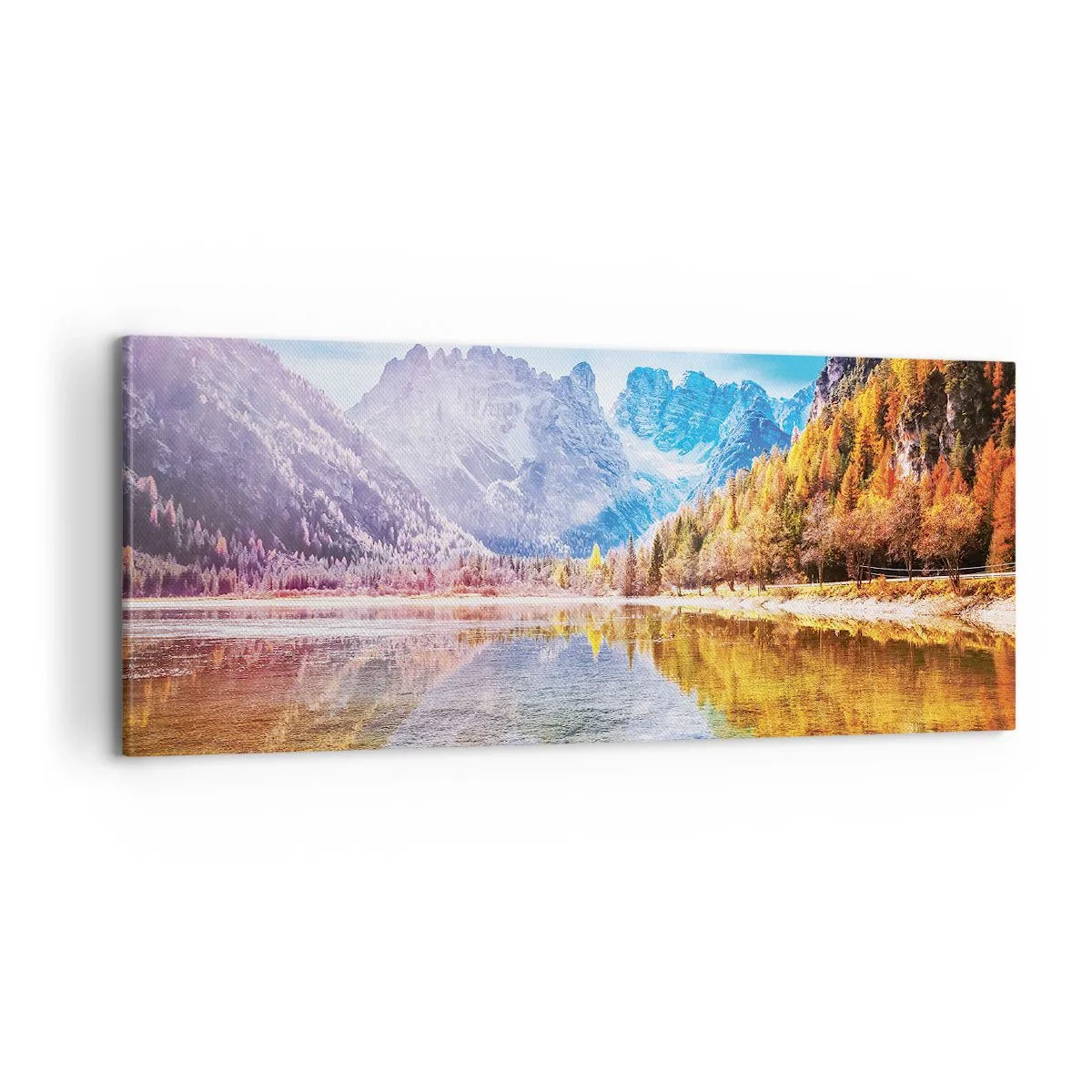 Obraz na płótnie - A w górach już jesień - 100x40 cm