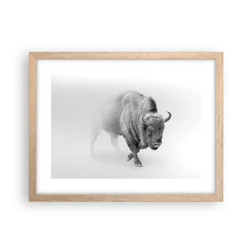 Plakat w ramie jasny dąb - Król prerii - 40x30 cm